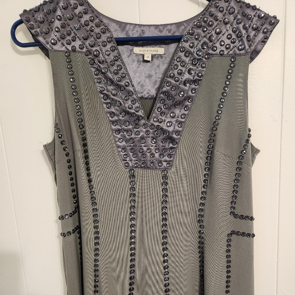 Boston Proper beaded top